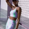 Loungewear-Goldbergh Lauren Lilac Font Sports Bra Lilac Spring Green