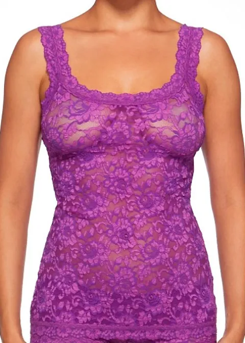 Camisoles & Vests-Hanky Panky Cross Dyed Cami Purple Velvet