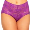 Briefs-Hanky Panky Cross Dyed Retro Brief Purple Velvet