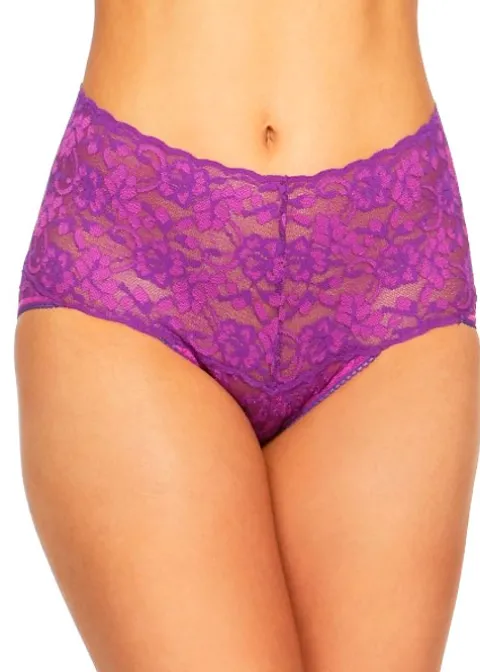 Briefs-Hanky Panky Cross Dyed Retro Brief Purple Velvet