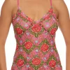 Camisoles & Vests-Hanky Panky Pearl River Peonies V Front Cami Pearl River Peonies Print