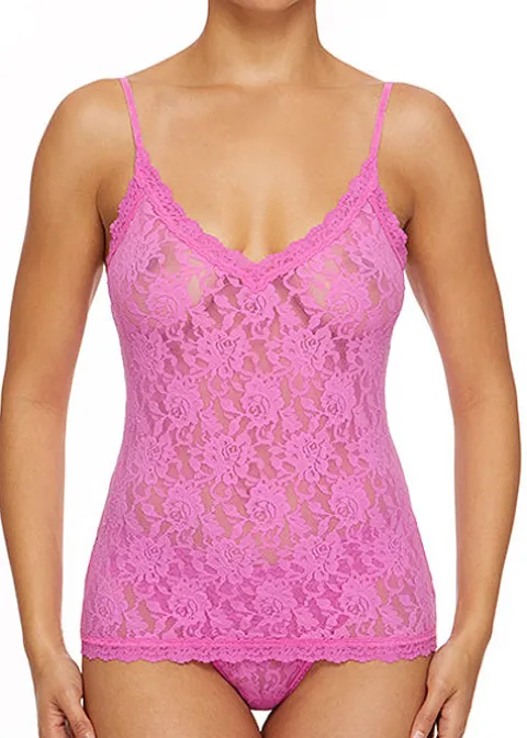 Camisoles & Vests-Hanky Panky Signature Lace V Front Cami