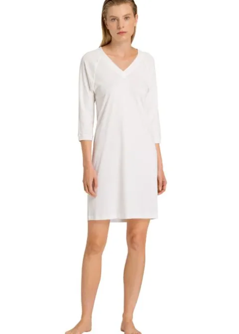 Nightwear-Hanro Pure Essence Nightdress Off White