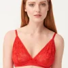 Bras-Lepel London Charlie Triangle Bra Red