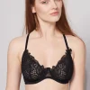 Bras-Lepel London Charlie Underwired Bra Black