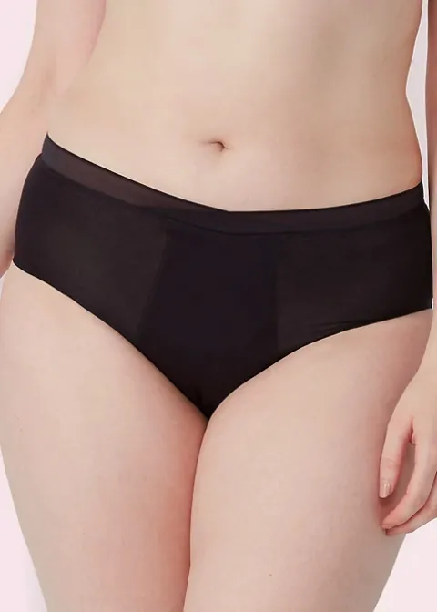 Briefs-Love Luna Period Bamboo Briefs Black