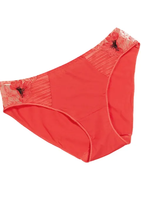 Briefs-Maison Lejaby Fleur De Brief Pavot