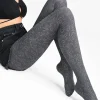 Tights-Marilyn Intense Floral Tights Intense Black Grey