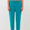 Pyjamas-Mey Alena Slim Leg Pants Blue Lagoon