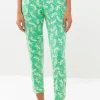 Pyjamas-Mey Tilly Slim Leg Pants Mojito Print