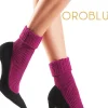 Socks-Oroblu Hilda Fine Cashmere Rolled Cuff Socks