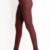 Tights-Oroblu Texture Chevron Tights