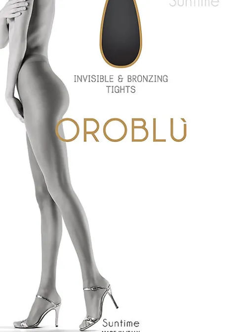 Tights-Oroblu Time Bronzing Effect Tights