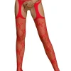 Tights-Passion Eco Antonia Strip Panty Butterfly Net Tights