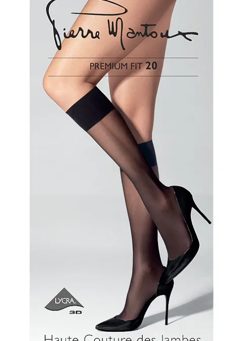 Knee Highs-Pierre Mantoux Premium Fit 20 Knee Highs