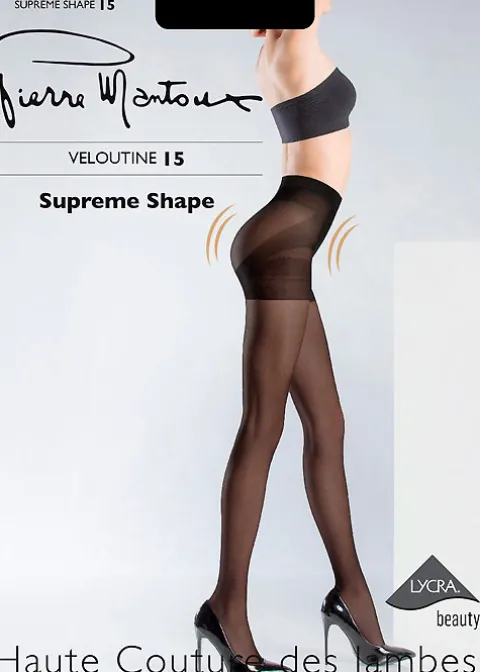 Tights-Pierre Mantoux Veloutine Supreme Shape 15 Tights