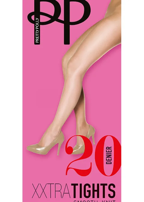 Tights-Pretty Polly Smooth Knit Tights X Large