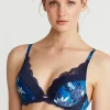 Bras-Promise Luxury Osaka Push Up Underwired Bra Azul Print