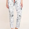 Pyjamas-Rosch Be Happy Flower Line Pants Mono Flowers