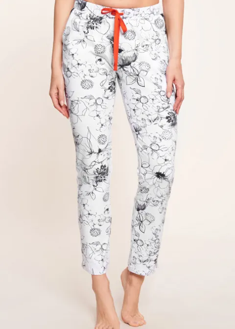 Pyjamas-Rosch Be Happy Flower Line Pants Mono Flowers