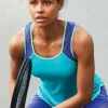 Activewear-* Shock Absorber Activewear Tank Top Ocean Wave