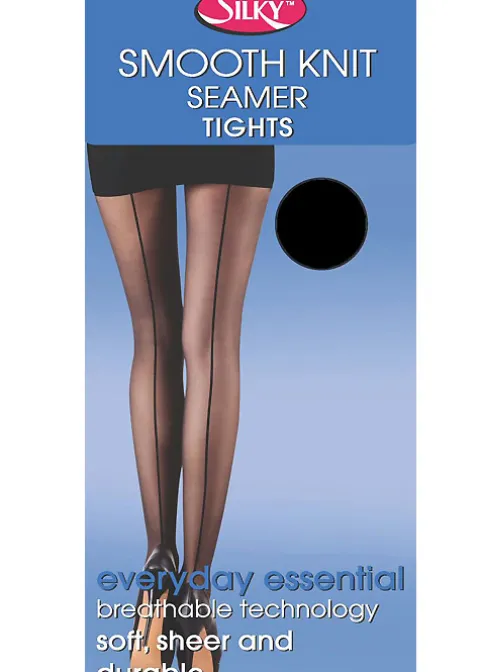 Tights-Silky Smooth Knit Seamer Tights