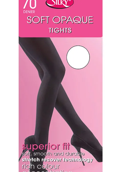 Tights-Silky Soft Opaque 70 Denier Tights Black