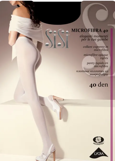 Tights-Sisi Microfibra 40 Opaque Tights Black