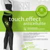 Tights-Sisi Touch Effect Anticellulite 100 Footless Tights Black