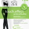 Tights-Sisi Touch Effect Anticellulite 100 Tights Black