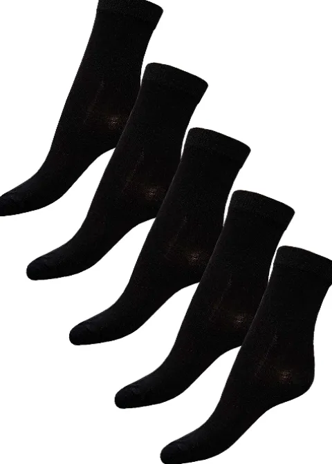 Socks-Tiffany Quinn Platinum Range Classic Socks 5Pp Black