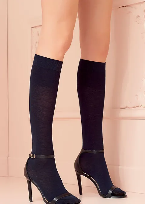 Knee Highs-Trasparenze Georgia Cashmere Knee High