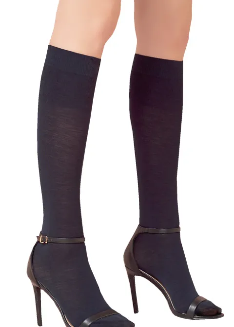 Knee Highs-Trasparenze Georgia Cashmere Knee High