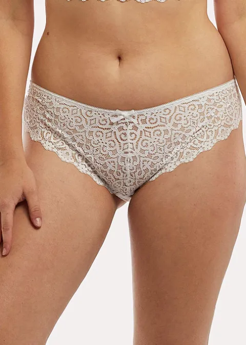 Briefs-Wolf And Whistle Ariana Everyday Lace Brief Ivory