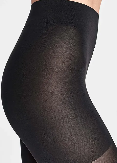 Tights-Wolford Aurora 70 Duo Pack Opaque Tights Black