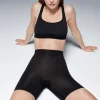 Shapewear-Wolford Cotton Contour Control Short Black