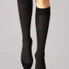 Knee Highs-Wolford Merino Knee Highs Black