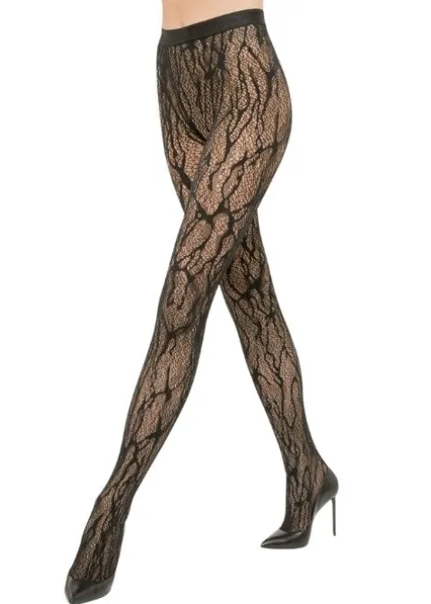 Tights-Wolford Snake Lace Tights