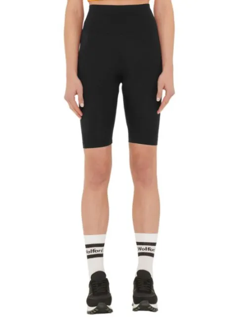 Activewear-Wolford The Workout Biker Short Black